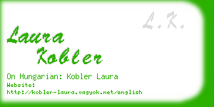 laura kobler business card